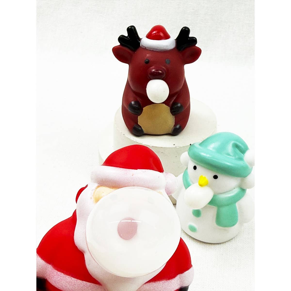 Bubble Blowing Christmas Squishy