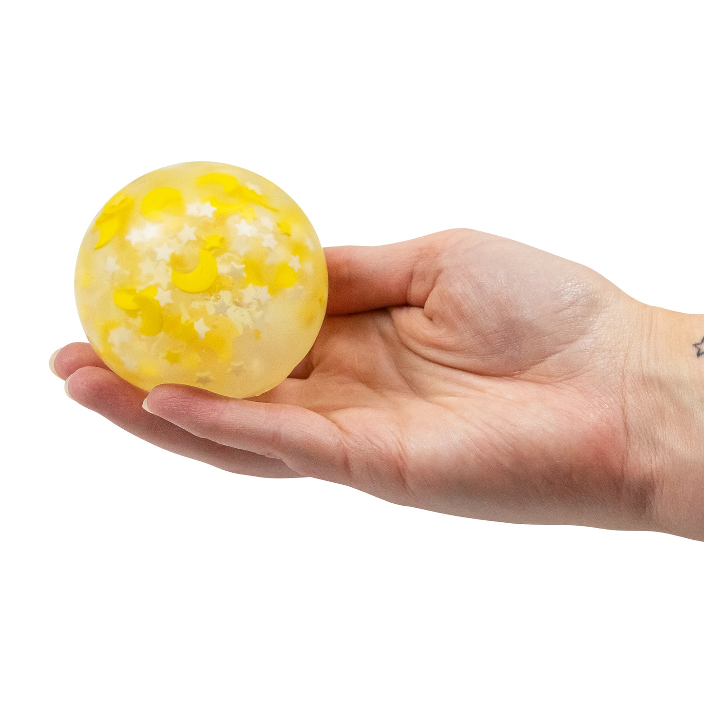 SCRUNCHEM MOON & STAR GLOW IN THE DARK SQUISH BALL