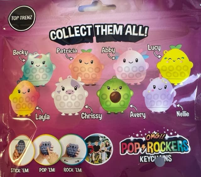 OMG Pop Rockers Keychains