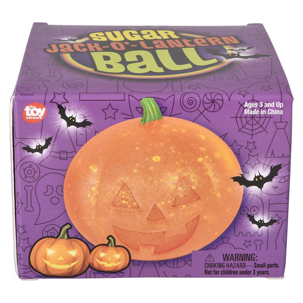 JACK O LANTERN SQUEEZY SUGAR BALL
