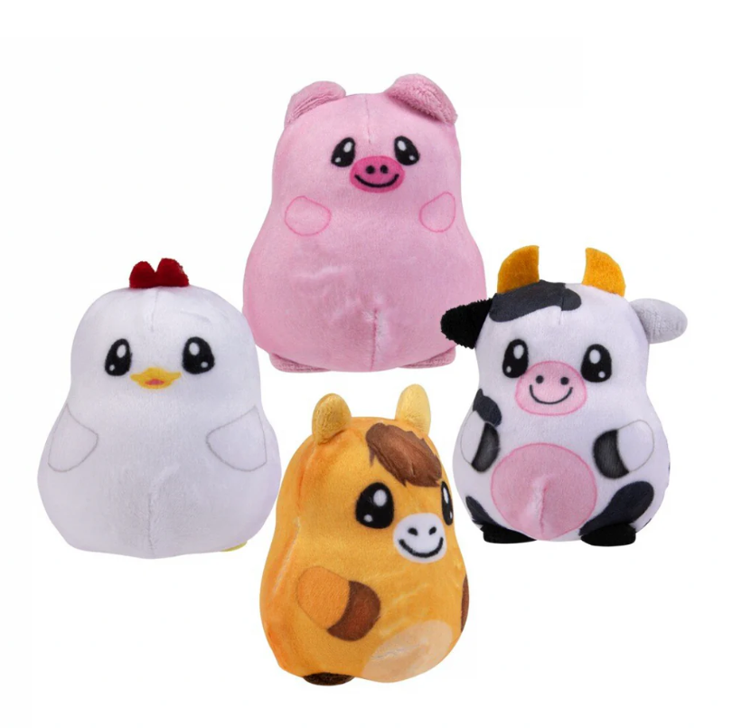 Sugar Squeeze Plush Farm Animals