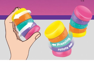 TWIST N TURN FIDGET RAINBOW