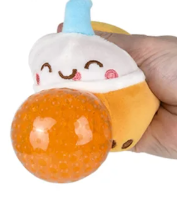 Bubble Tea Drink Squeeze Bead Plush