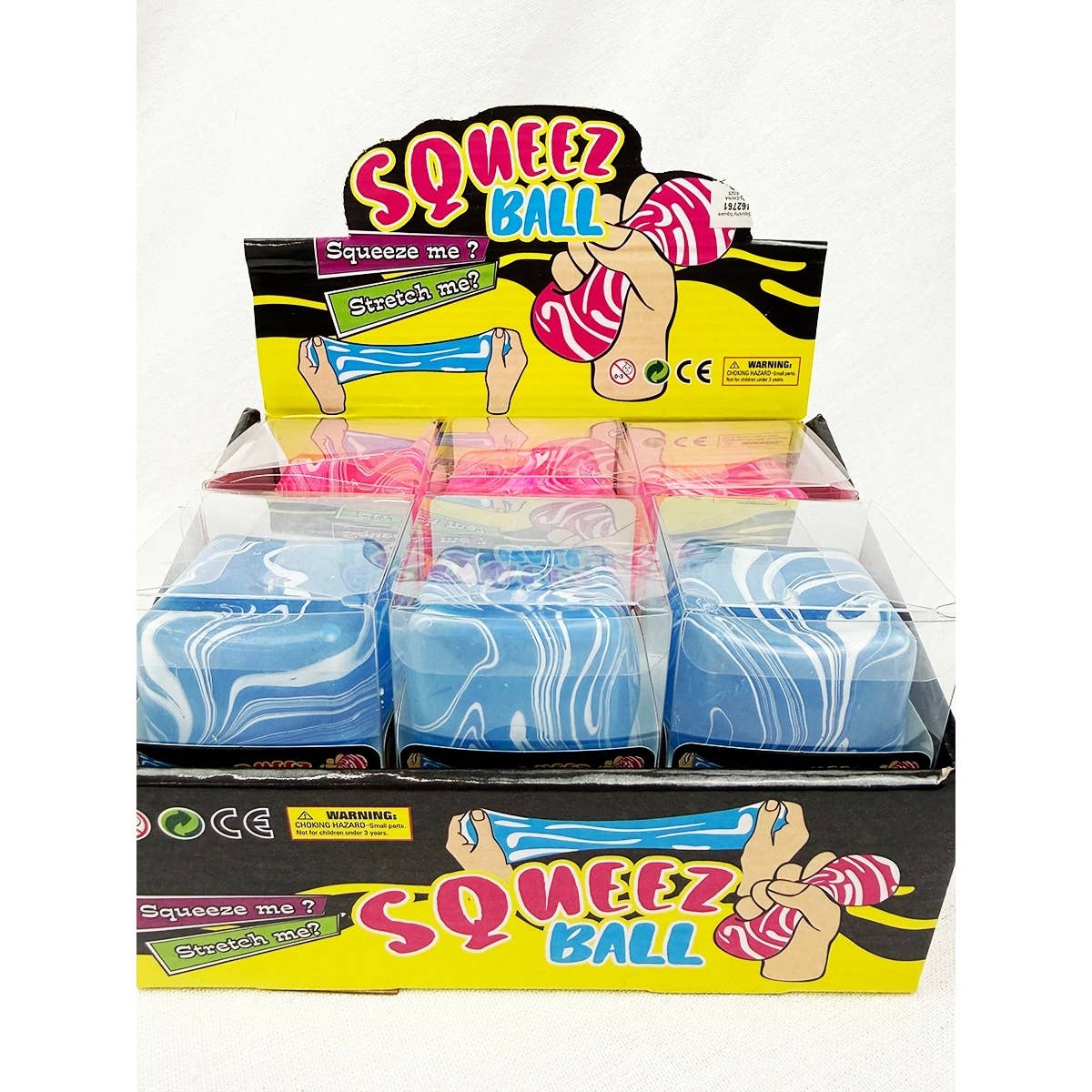 Fluid Pattern Squeeze Cube Slime: MIX COLOR / ONE(12)