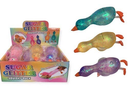 Squishy Glittery Gummee Duck