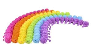Stretchy Caterpillar Animal Puffer Stretchy Noodle Toy