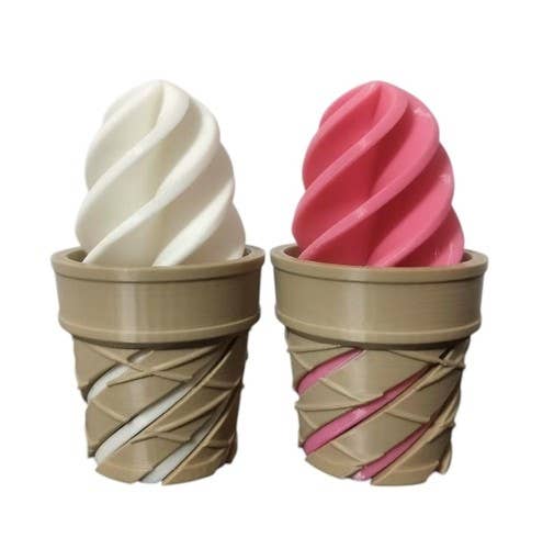 Ice Cream Cone Fidget - 3D Printed