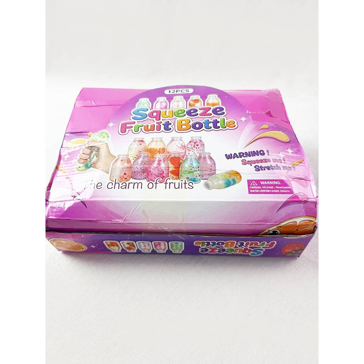 Fun Fruit Mini Bottle Squishy: CLEAR / ONE(12)