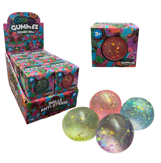 Glittery Gummee Squish Ball