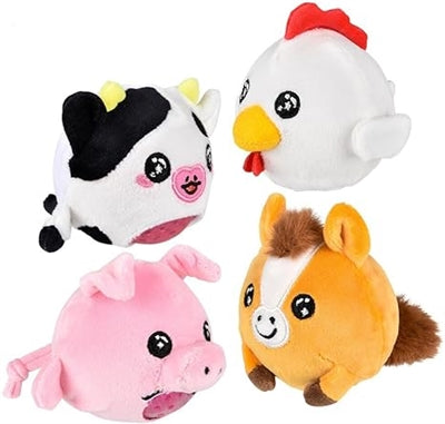 1 Plush Farm Animal Cow - Water Bead Filling