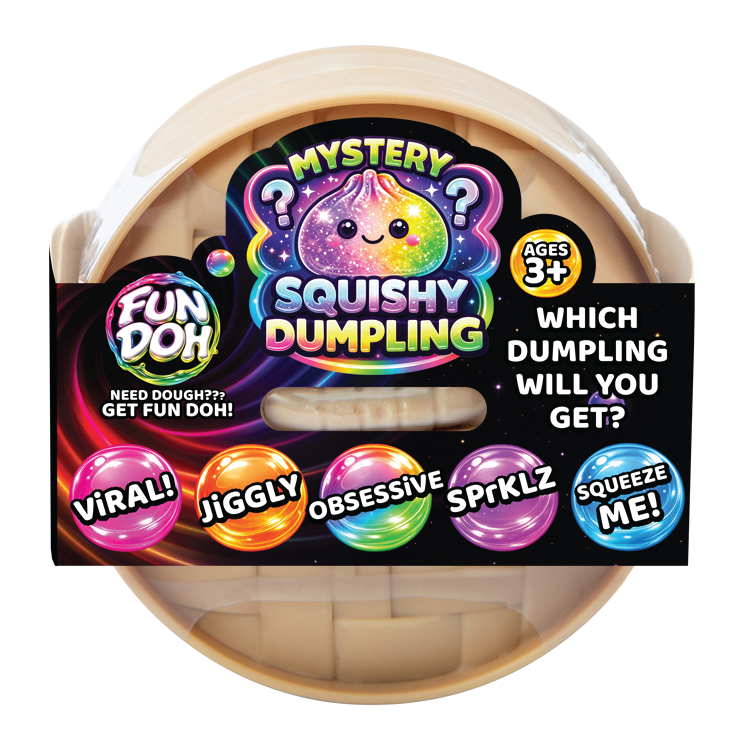 4" Mystery Dumpling Squishies - Gel Filled