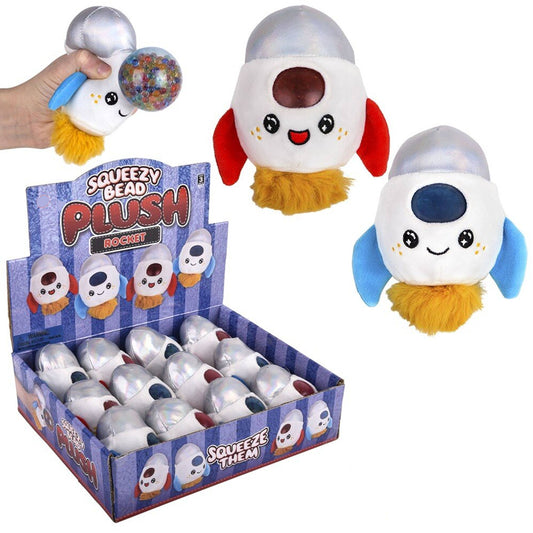 Rocket & Space Squeezy Bead Plush