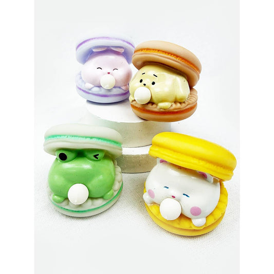 Macaroon Squeeze Animal Bubble Blowy