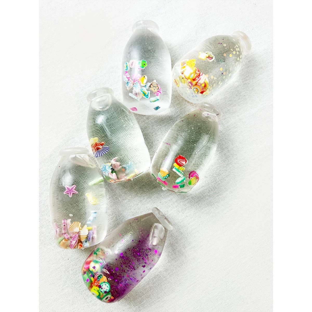 Fun Fruit Mini Bottle Squishy: CLEAR / ONE(12)