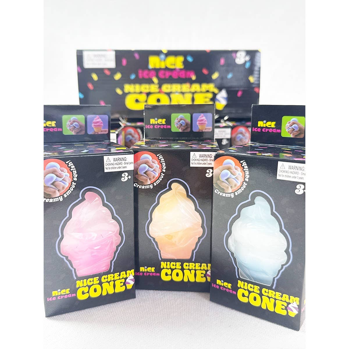 Ice Cream Corn Squeeze Squishy: MIX COLOR / ONE(12)