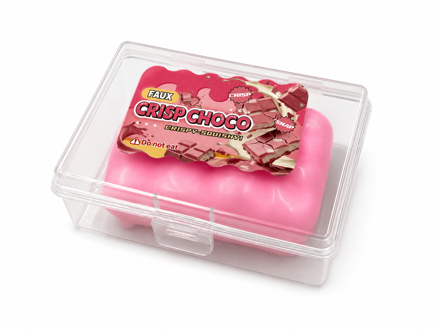 Faux Crisp Choco Squishy – Pink &amp; White Assorted MSCC2