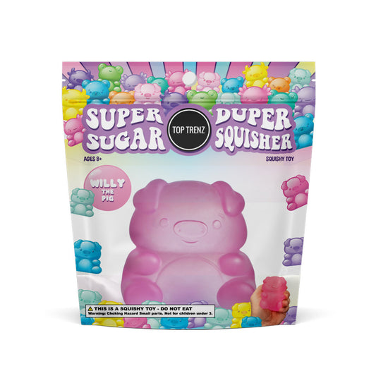 Super Duper Sugar Squisher Toy- The Pig
