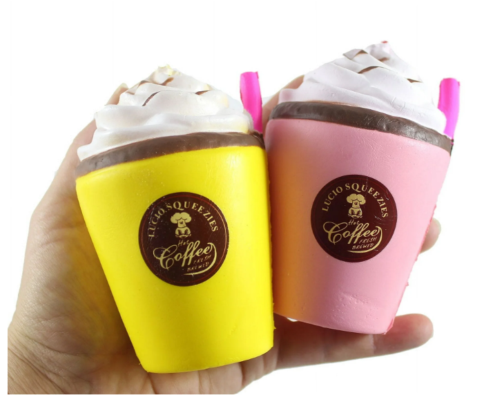 Coffee Latte Slow Rise Squishy Fidget