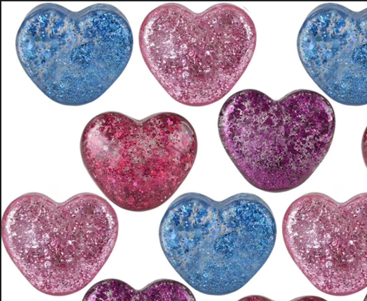 Heart Sugar Ball - Thick Glue/Gel Syrup Molasses (1.5")