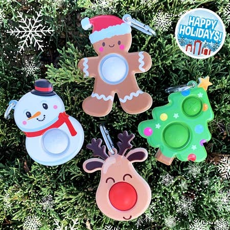 OMG! Mega Pop Christmas Tree Keychain