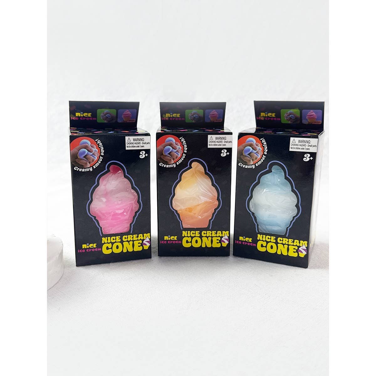 Ice Cream Corn Squeeze Squishy: MIX COLOR / ONE(12)