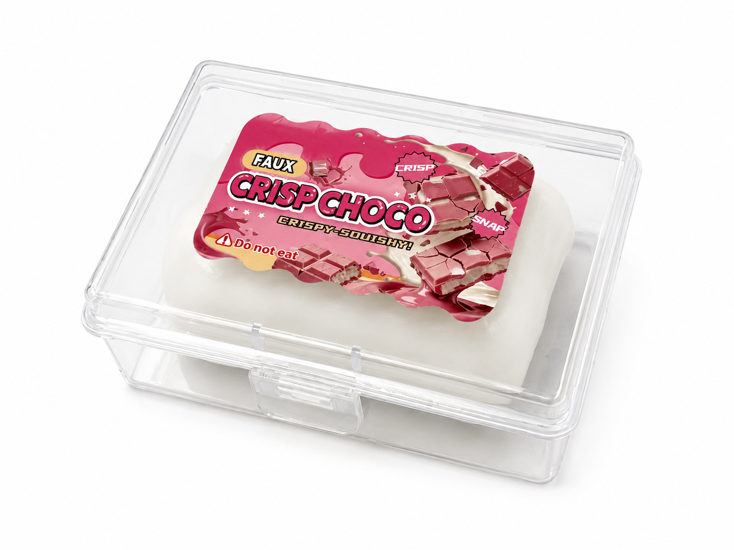 Faux Crisp Choco Squishy – Pink &amp; White Assorted MSCC2