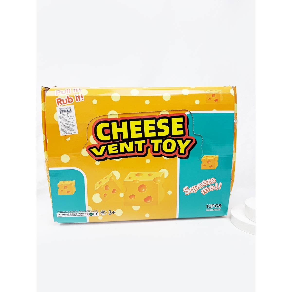 Viral Cheese Cube Squishy Toy: YELLOW / ONE(12)