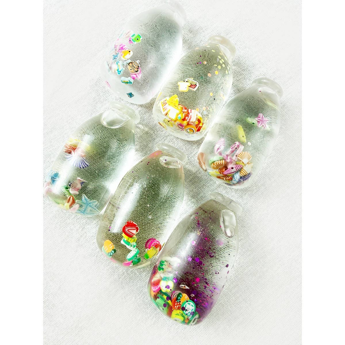 Fun Fruit Mini Bottle Squishy: CLEAR / ONE(12)