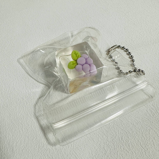 Mini Clear Ice Cube Taba Squishy