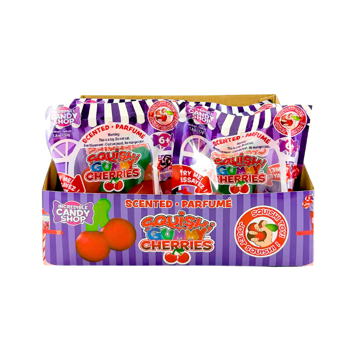 SQUISHI GUMMY CHERRIES (SCENTED)