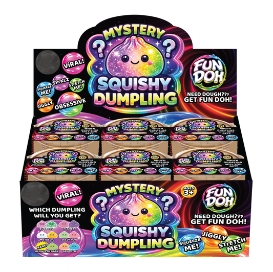 4" Mystery Dumpling Squishies - Gel Filled