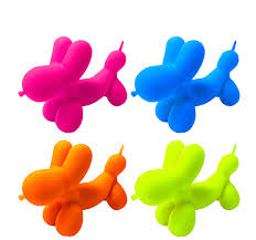 Mini Balloon Dog Crunchy Sand Filled Stress Ball